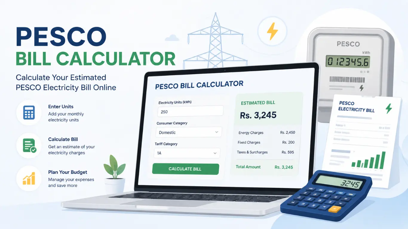 PESCO Bill Calculator
